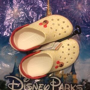 Walt Disney World Parks Balloon Mickey Popcorn CROCS NWT - M 6 W 8 - Rare
